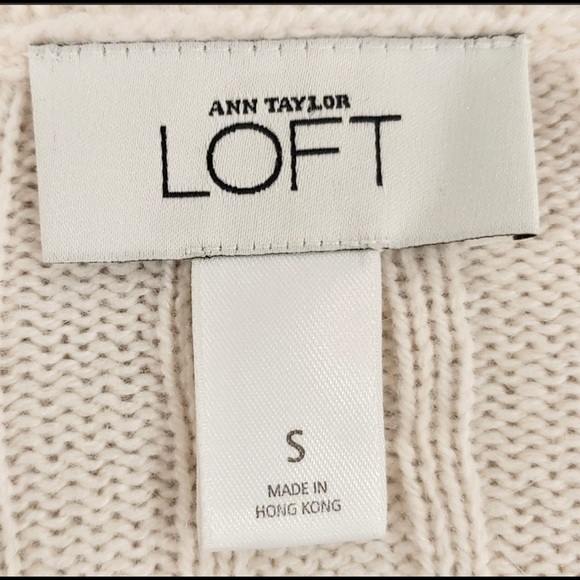 EUC-ANN TAYLOR LOFT SOFT CASHMERE BLEND CARDIGAN SWEATER, PALE BLUSH SIZE SMALL - Picture 3 of 7